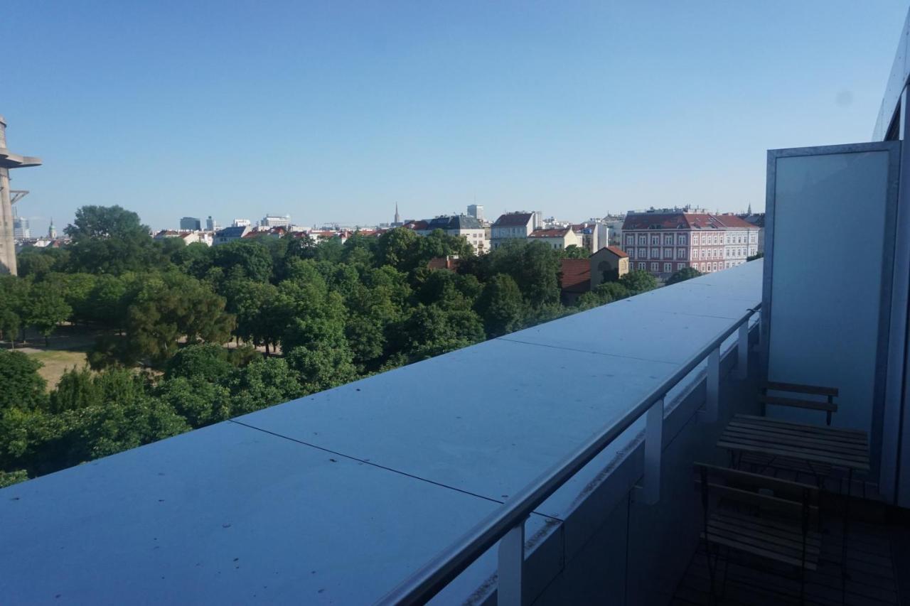 Augartenblick Penthaus 17 - Blick Zum Riesenrad Vienne Extérieur photo